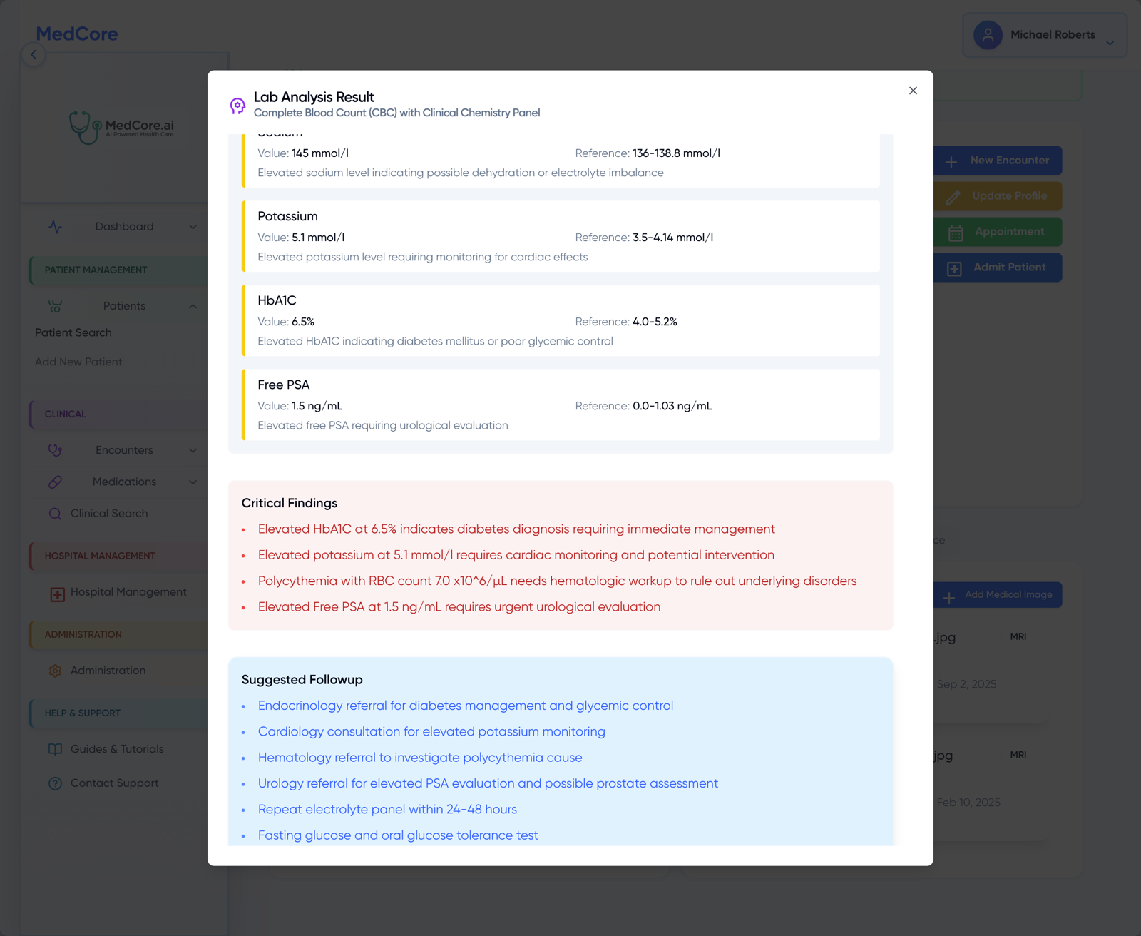 AI-Powered Lab Report Analysis