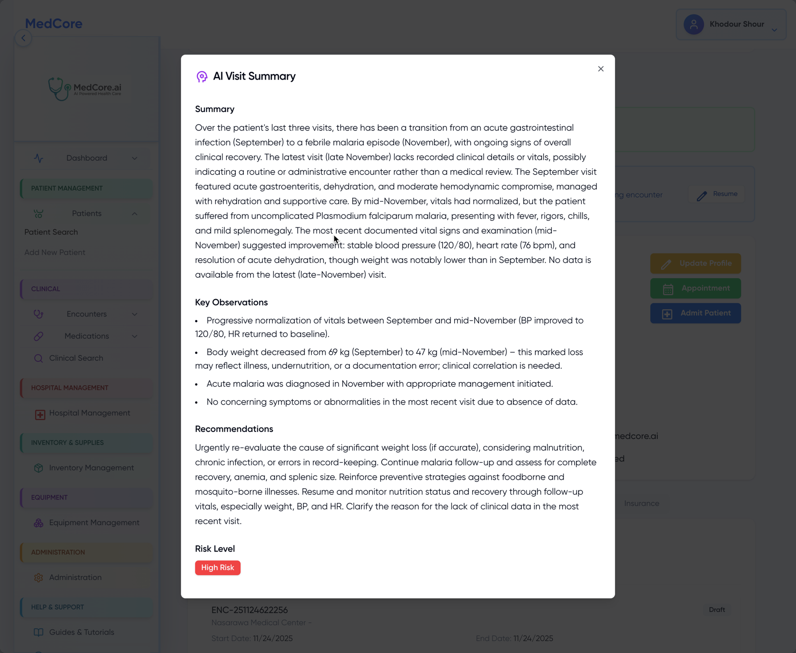 AI-Powered Patient History Summary