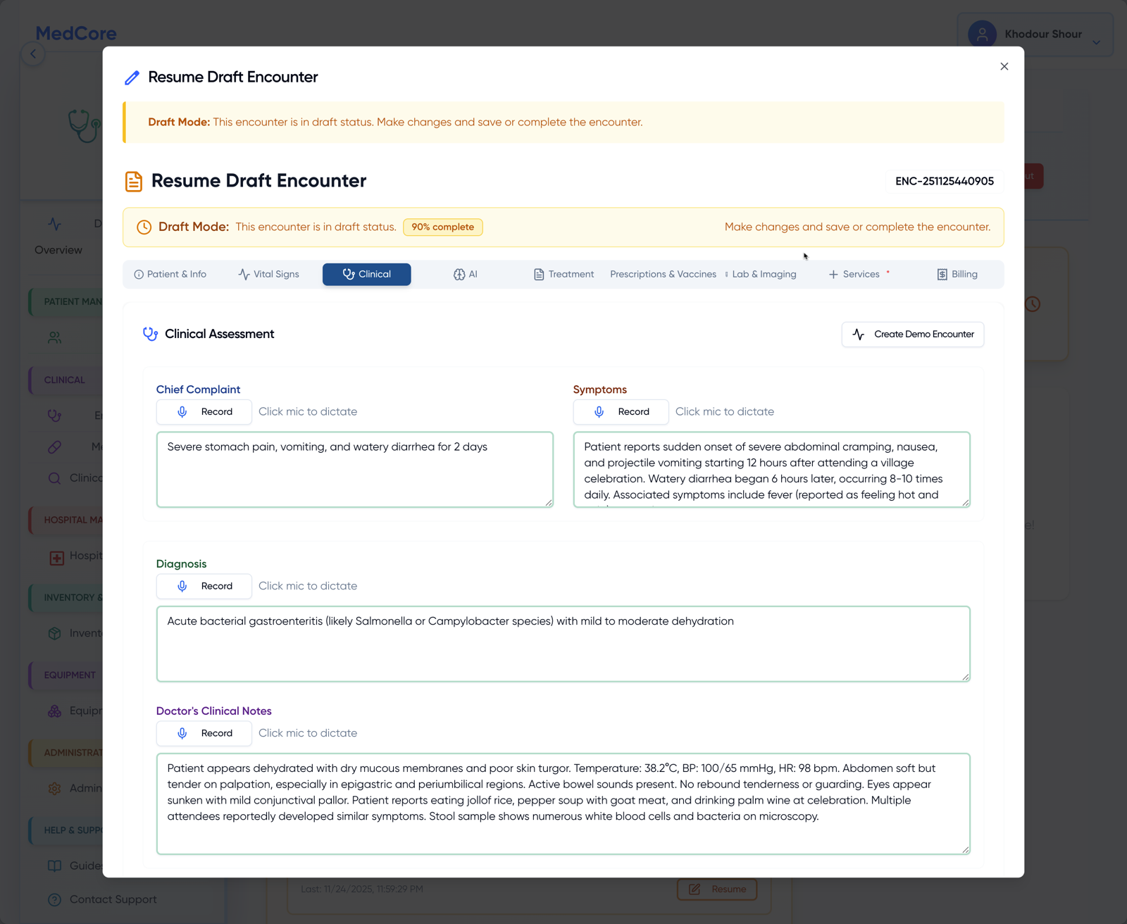 AI Voice-to-Text Medical Transcription