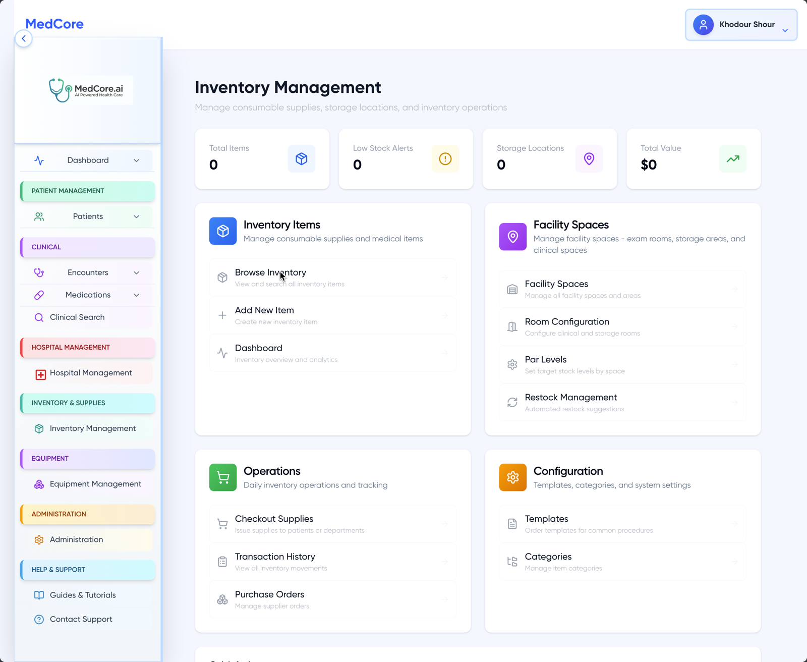 Consumables Inventory Management