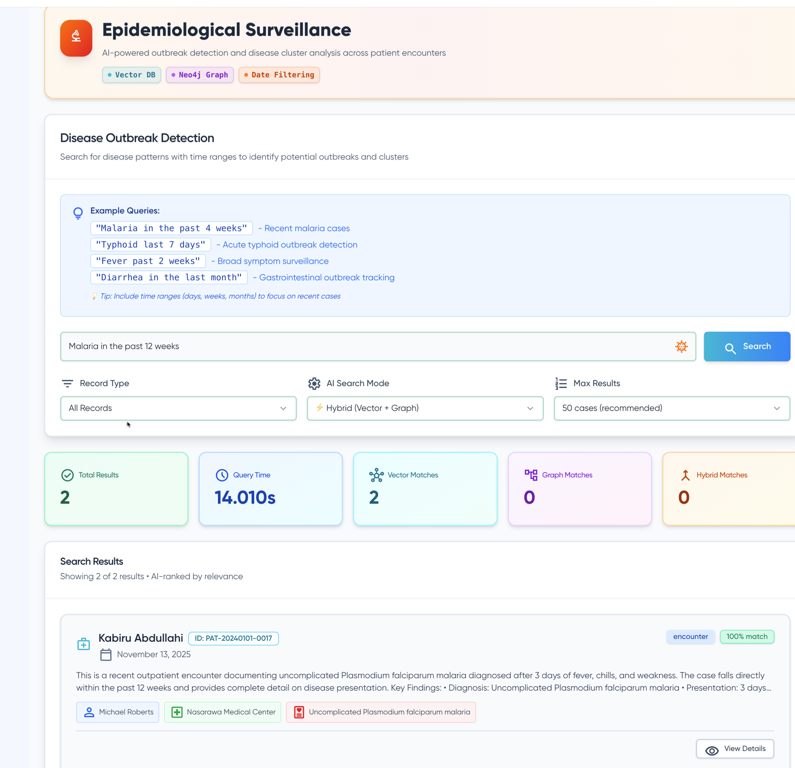Epidemiological Surveillance