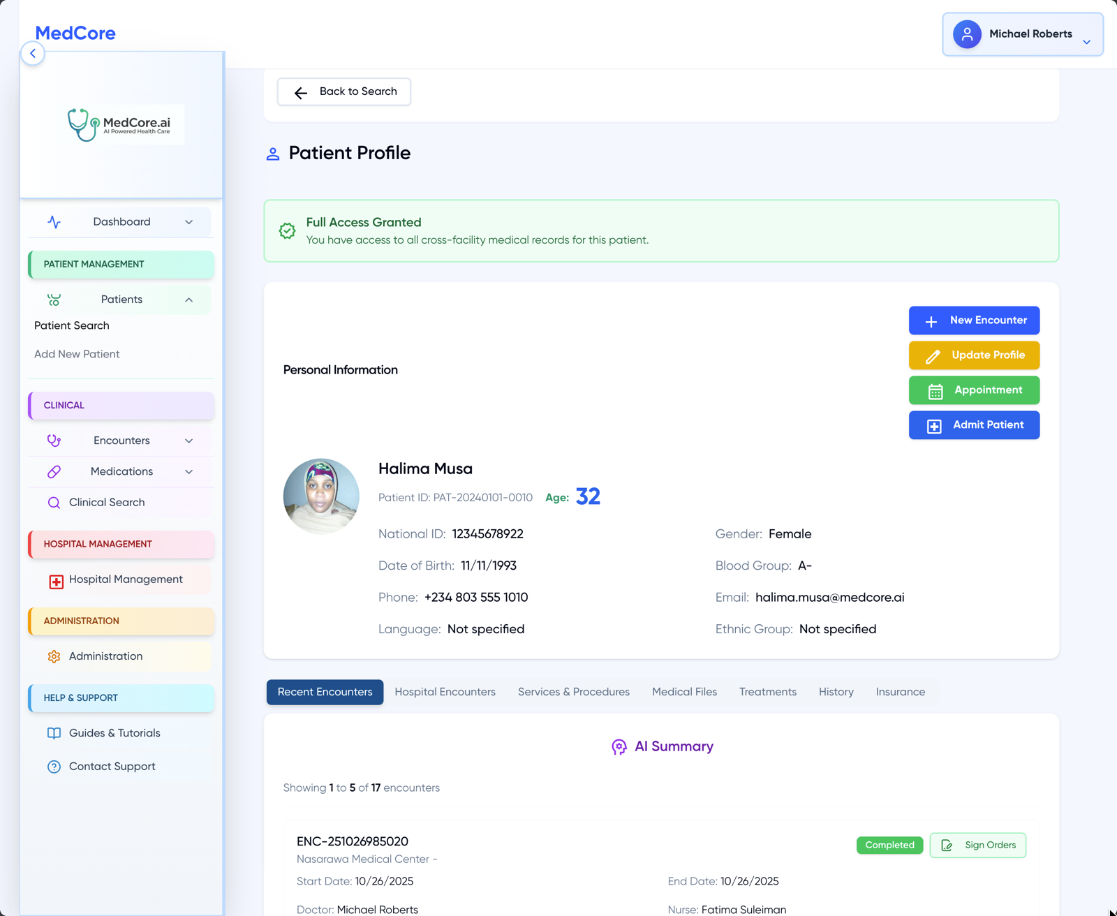 Patient Medical Records